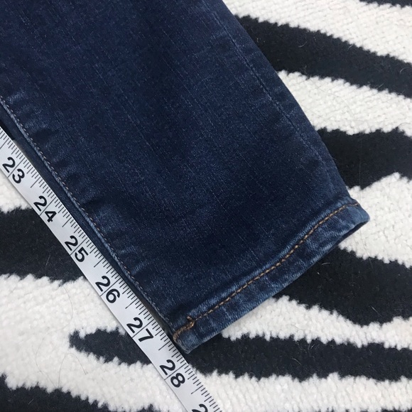 J Crew High Rise Skinny Jeans Exposed Buttons Size 25 - Picture 13 of 13